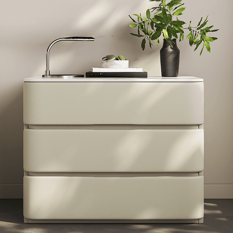 Art Deco Nightstand With Drawer Organization with 3 Drawers - image 10