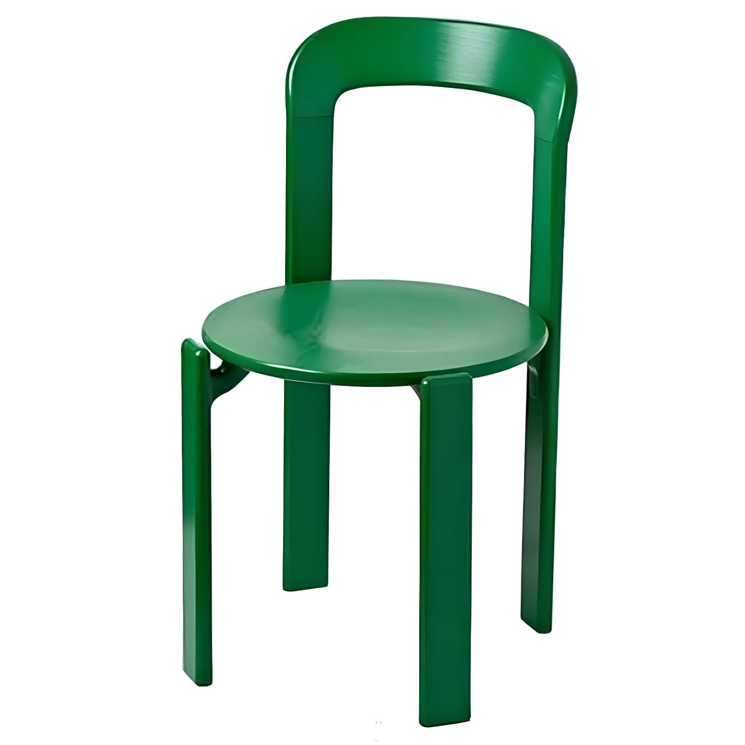 Modern Solid Wood Armless Dining Chairs with Open Back for Kitchen & Dining - image 3