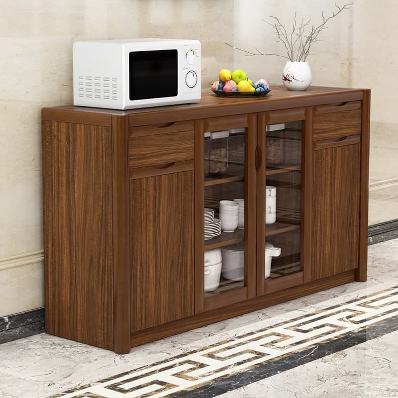 Vintage Style Wood Buffet Sideboard with Cabinets and Drawers - image 3