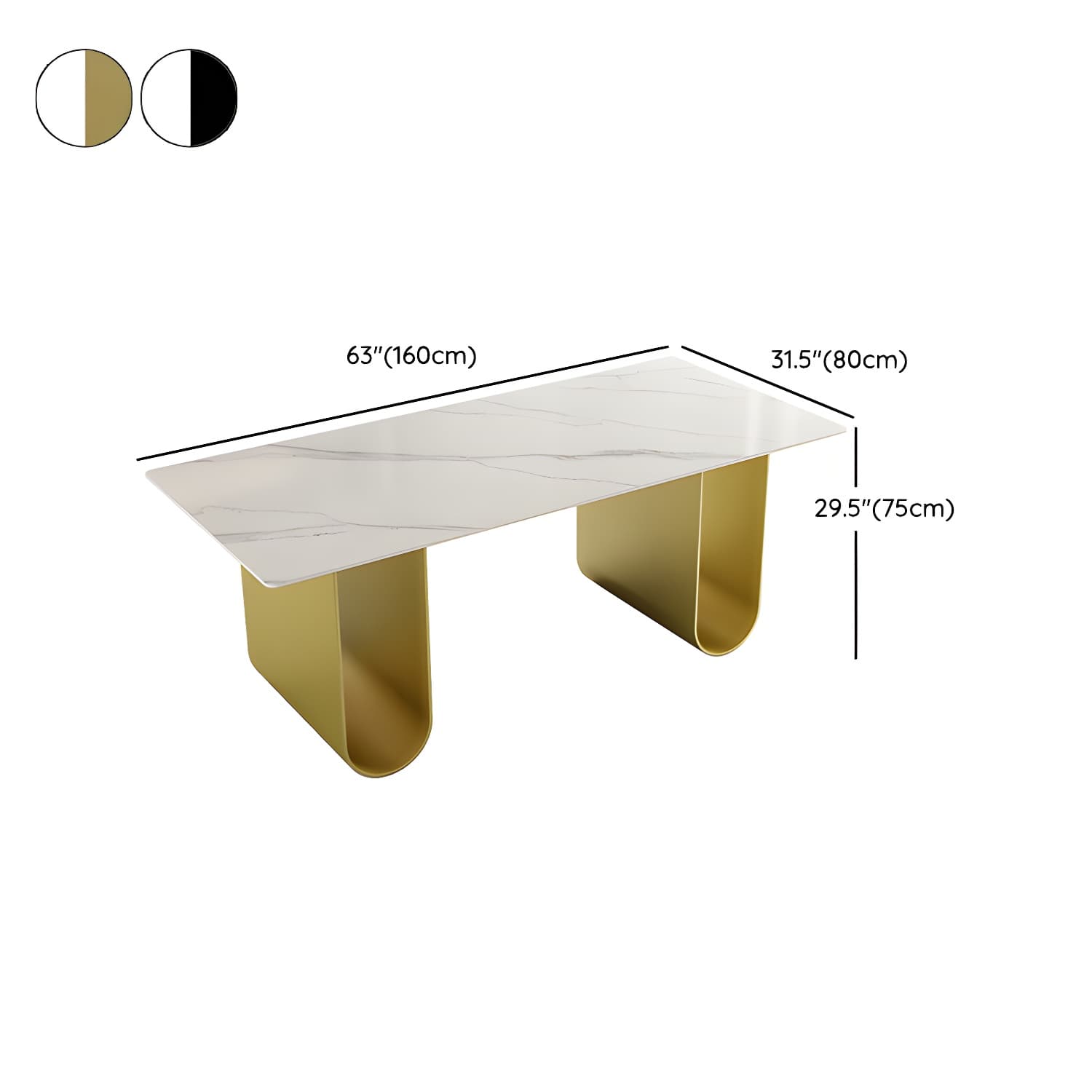 Nordic Rectangle Stone Dining Table 1/5 Pieces Dining Set for Dining Room - image 13