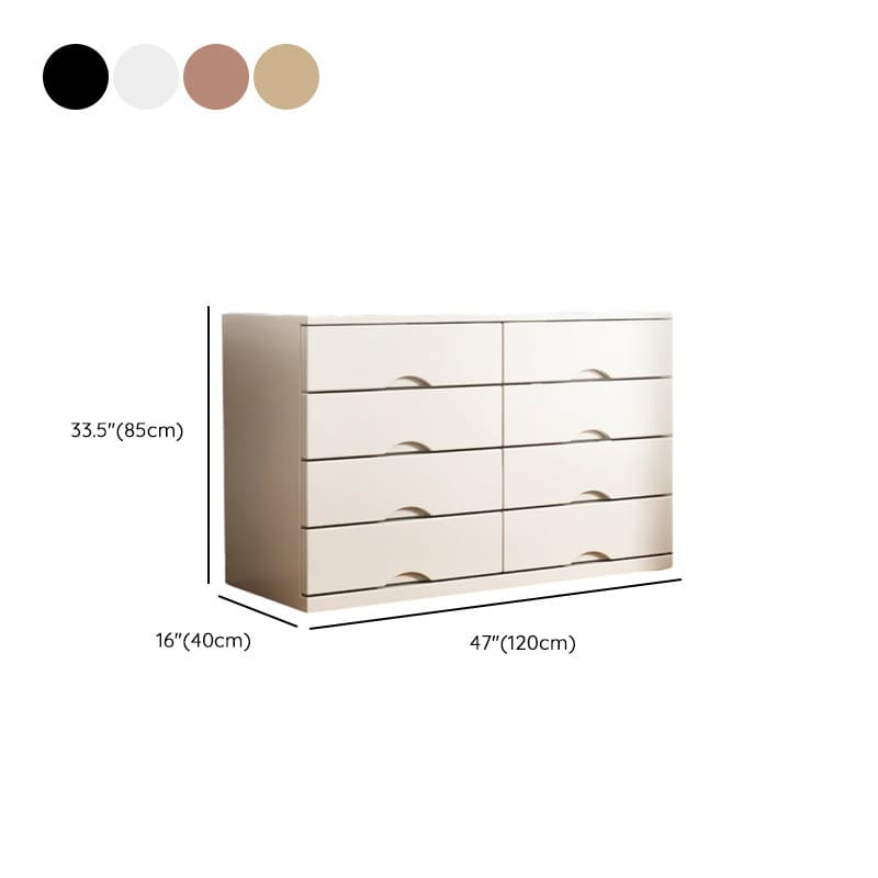 Simple Raw Wood Double Dresser with Multiple Drawer Configurations - Horizontal/Vertical - image 13