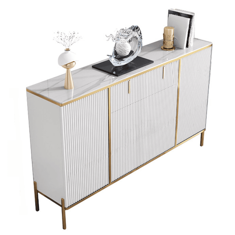 Ground Independent Sideboard for Parlor with Appliance Storage and Worktop in a Modern Style - image 13
