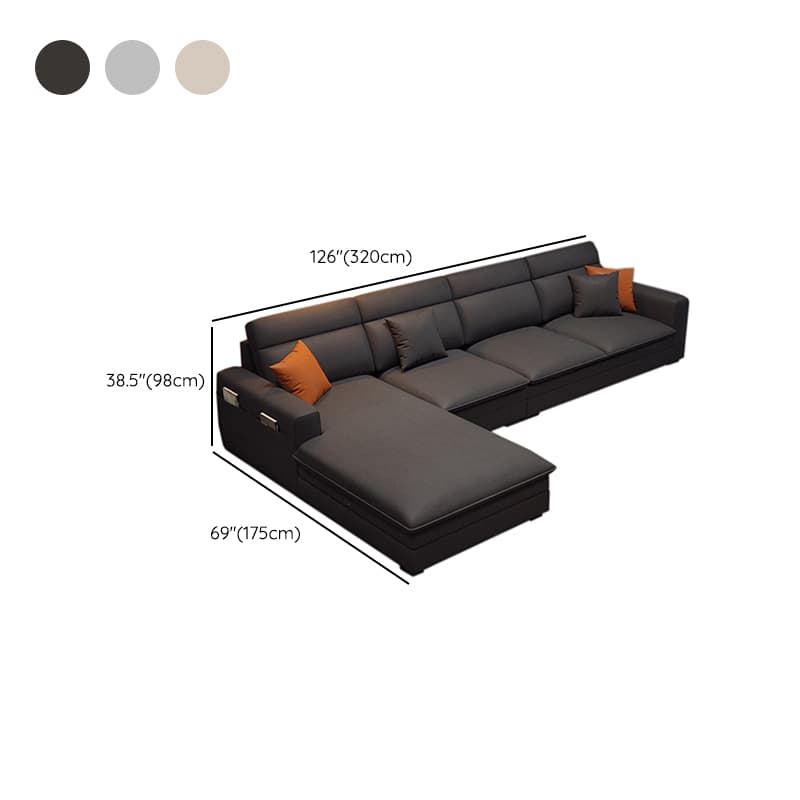 L-Shape/Straight Sofa Recliner/Sofa Couch with Concealed Support and Pine Wood Frame - image 21