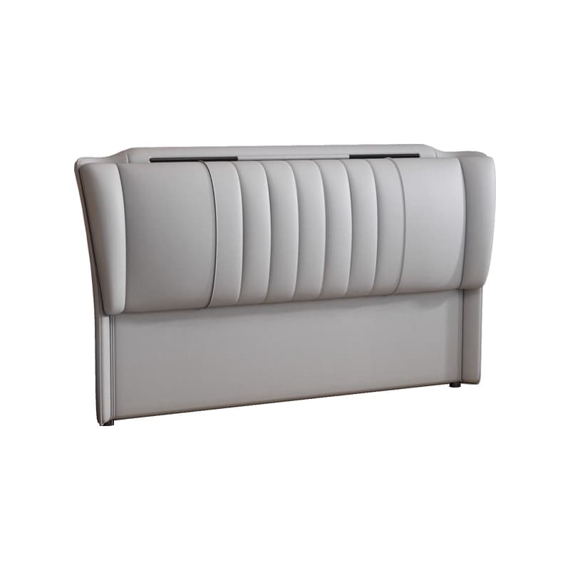 Modern Simple Style Sleigh Headboard in Natural Wood with No Distressing, Rectangle Shape for California King/King/Queen Bed, Featuring Sponge Upholstery and Standard Height - image 11