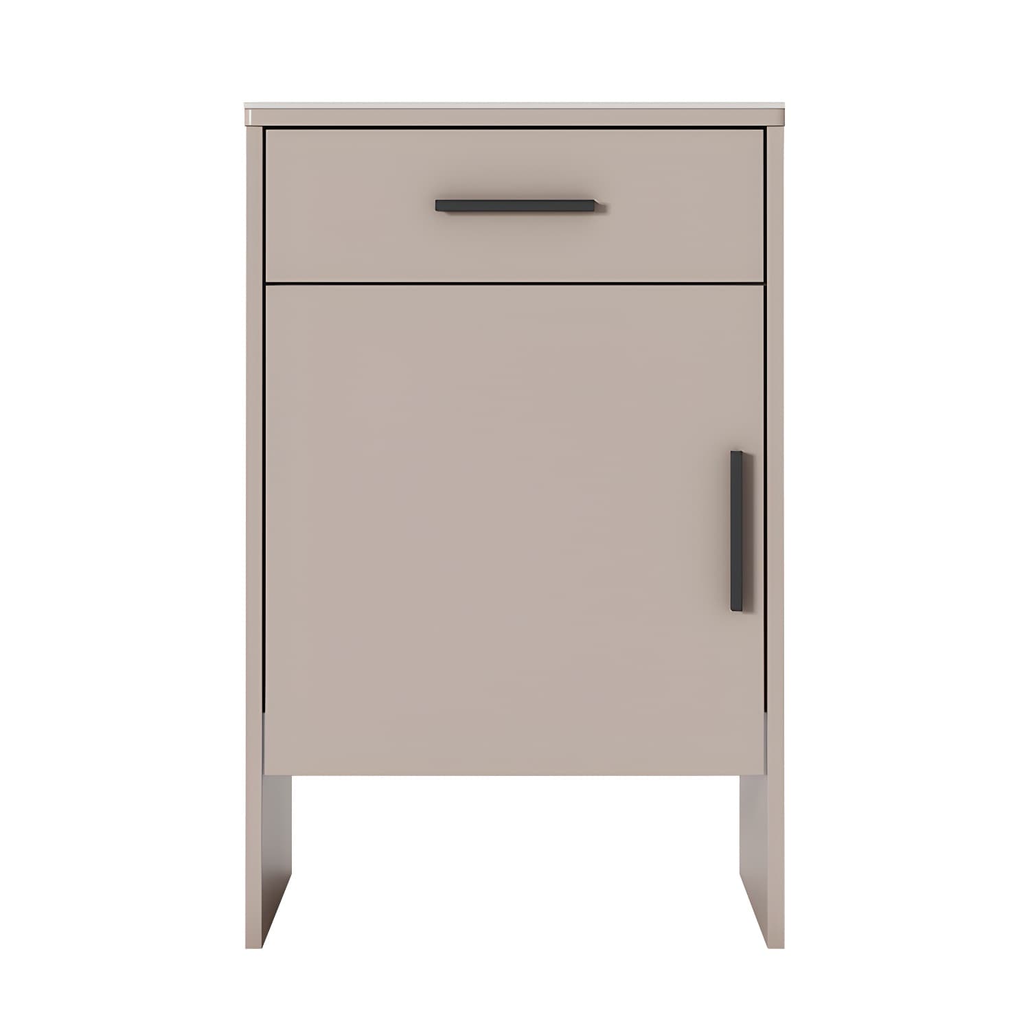 Modern Stone Top Accent Cabinet with Drawer Storage Cabinet 18.9" Long - image 6