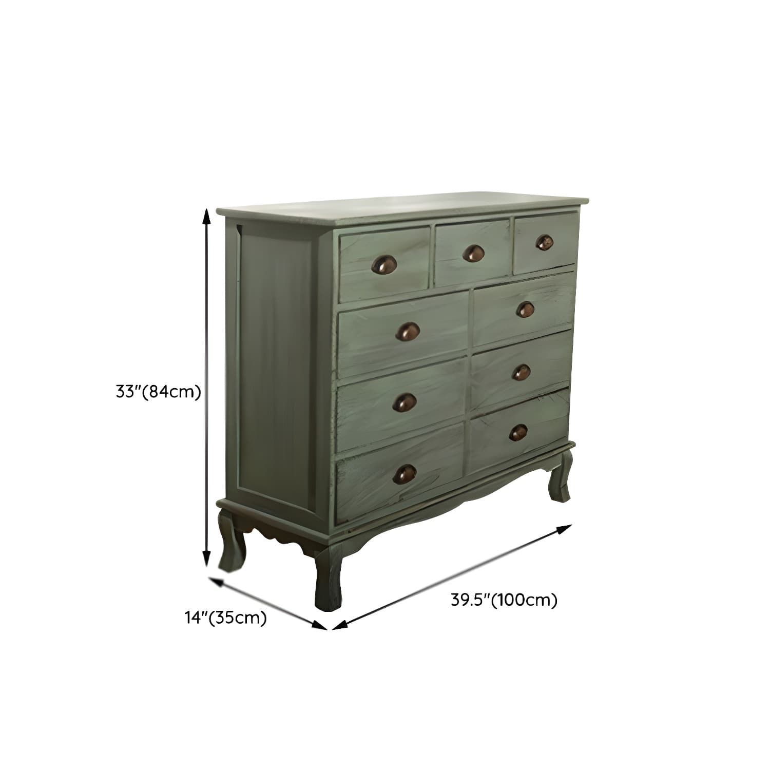 Nautical Storage Chest Bedroom Solid Wood Chest with Drawers - image 32