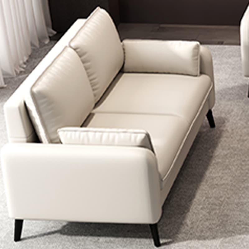 Modern Solid Color Loveseat with Square Arm and Wide Pillow Back for Living Spaces - image 10
