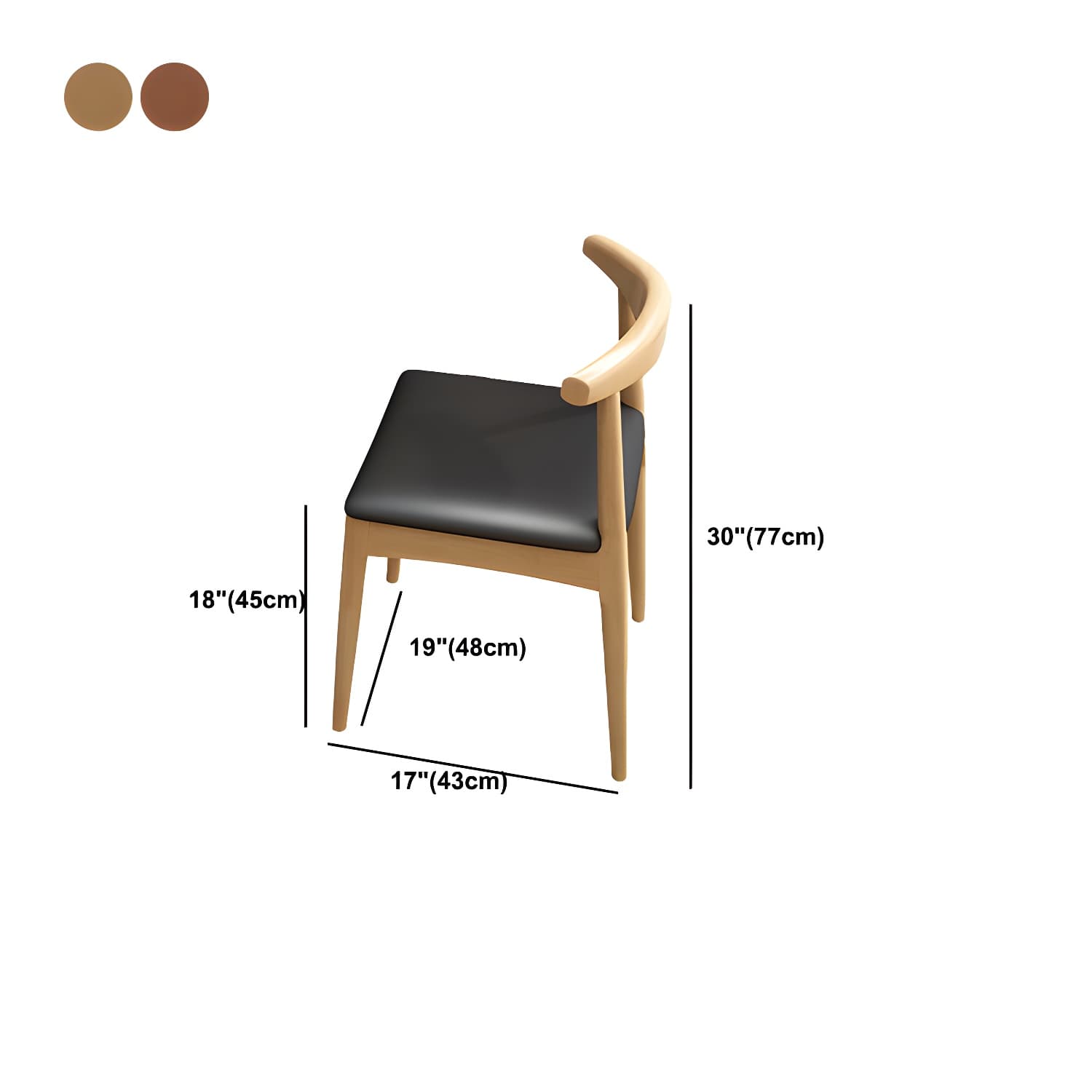 Scandinavian Solid Wood Vanity Makeup Table Set 1 Drawer Flip-Top Dressing Table - image 19
