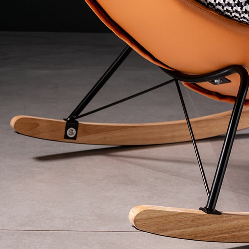 Comfortable Upholstered Rocking Chair with Solid Wood Frame for Modern Home Decor - image 15