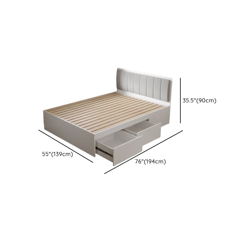 Solid Color Storage Included with 2 Drawers for Bedroom - image 15