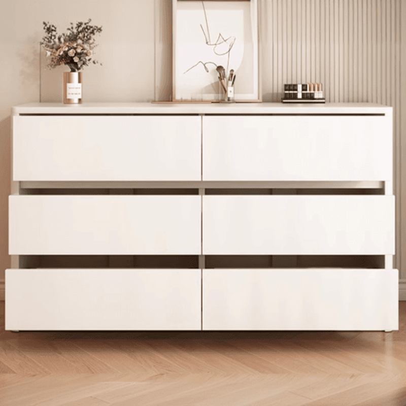 White Trendy Timber Console Dresser/Semainier with 6/8/3 Drawers in Horizontal/Vertical Orientation - image 12