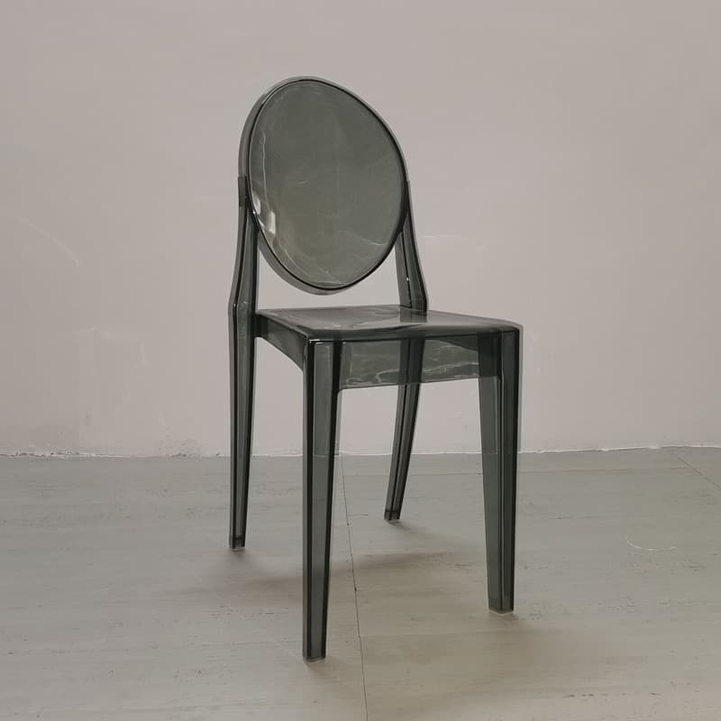 Firm Framed Armless Chair with Olive Green/Rose/Citrus Colored Legs - image 4