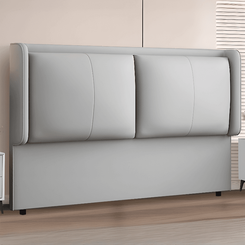 Simplistic Panel Headboard in Pine Wood with No Distressing, Rectangular Shape for King/Full/Queen Bed, Featuring Sponge Upholstery Fill and Standard Height - image 5