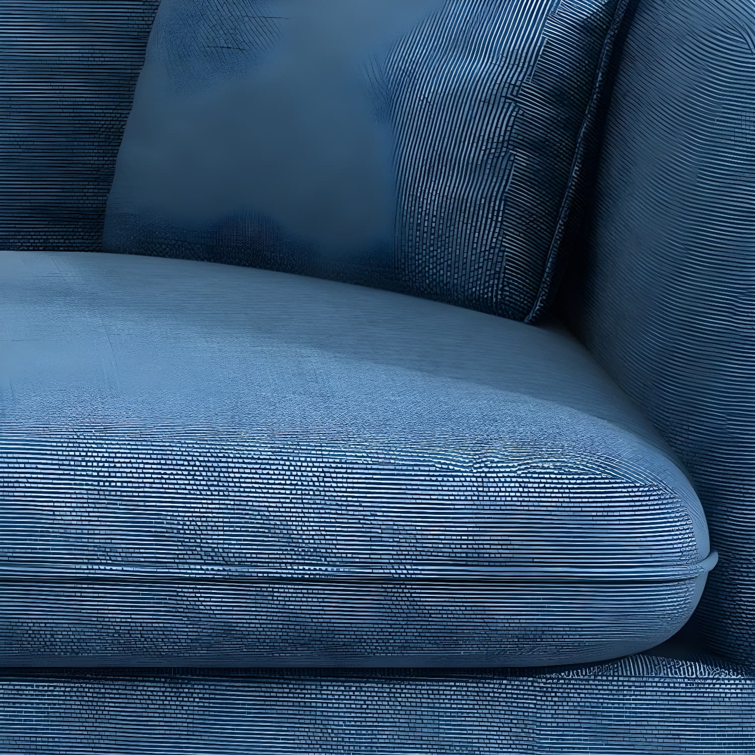 Modern Linen Tuxedo Arm Standard Sofa with Bolster Pillows for Living Room - image 18