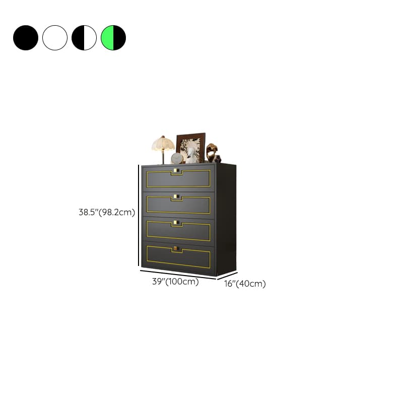Casual Steel Bachelor Chest/Console Dresser/Semainier with 6 Drawers/5 Drawers/4 Drawers in Vertical/Horizontal Orientation - image 15