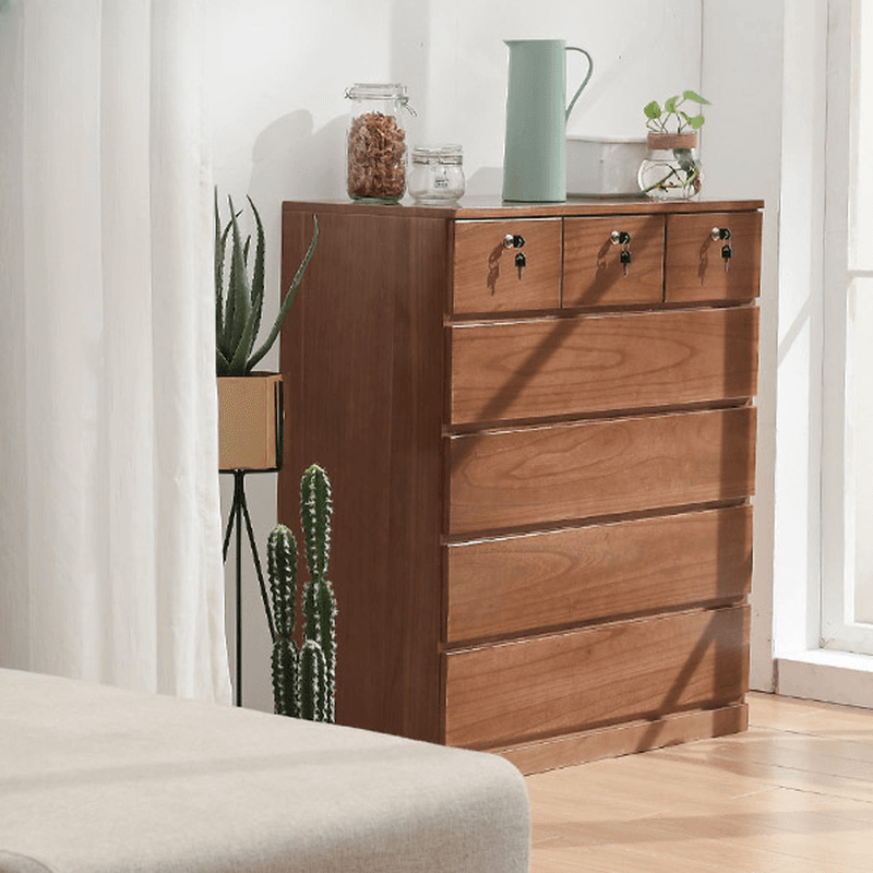 Trendy Timber Double Dresser with 7/6/8 Drawers in Horizontal/Vertical Orientation - image 9