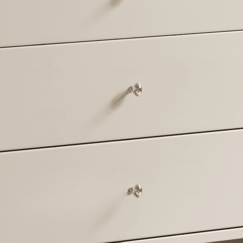 Chalk Casual Raw Wood Bachelor Chest/Semainier/Console Dresser with 4/5/6 Drawers in Vertical/Horizontal Orientation for Sleeping Quarters - image 4