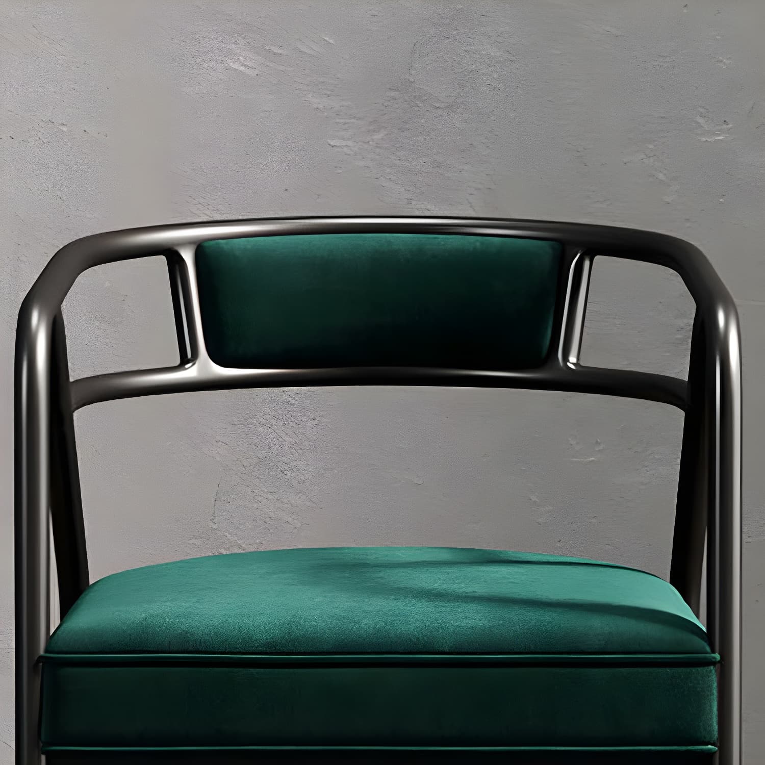 Glam Dining Chair Open Back Upholstered Dining Side Chair with Metal Legs - image 29