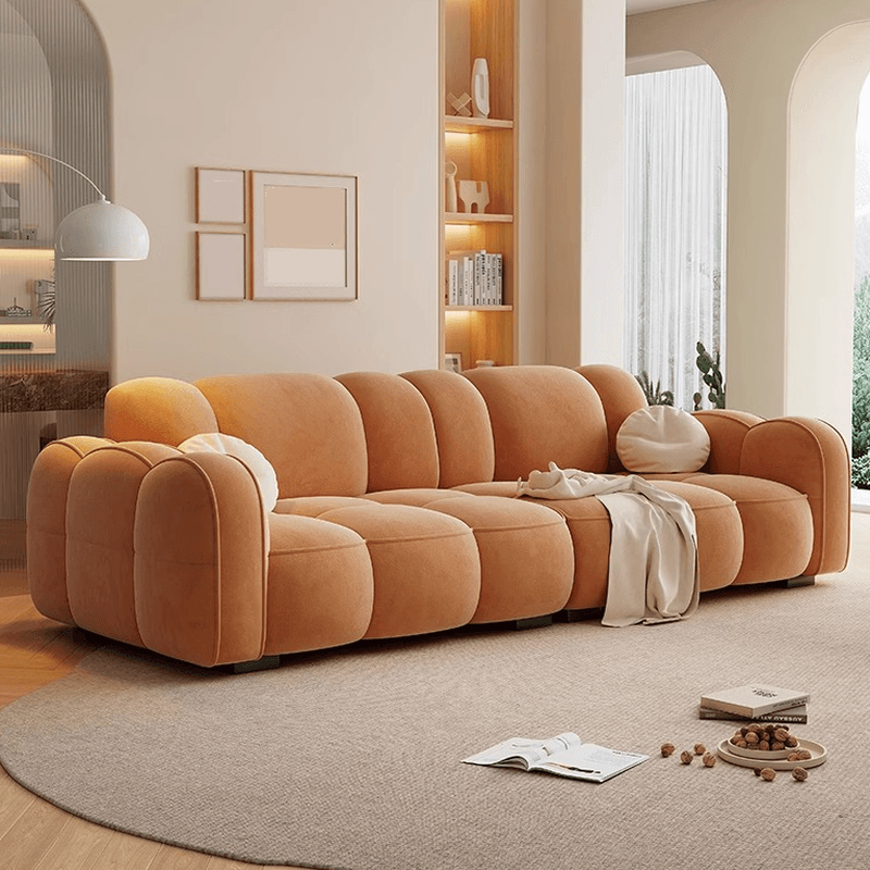 Standard Sofa/Loveseat in Flannel with Rose/Butter Color/Light Green Upholstery and Armrest - image 8