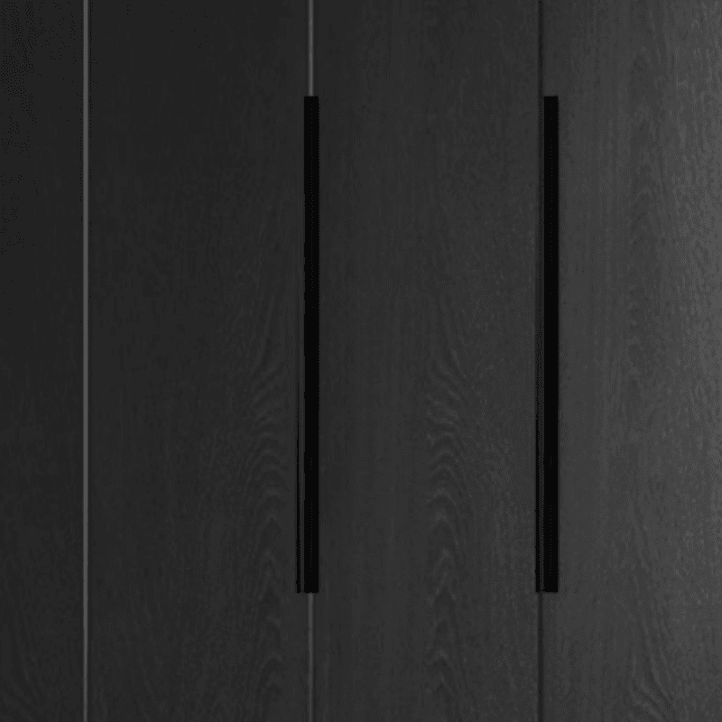 Ink Trendy Timber Wardrobe Armoire with Soft Close Drawer and Door, Interior Shelves, Clothing Rod - image 6