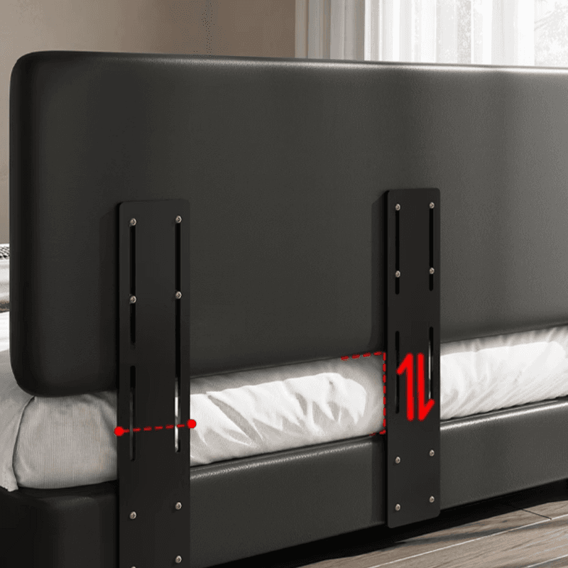 Solid Color Storage Bed/Platform Bed with 3 Storage Boxes and Pine Wood Frame for Living Room - image 5