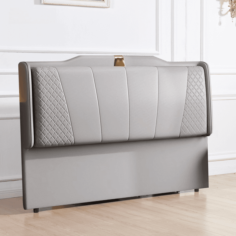 Art Deco Rectangular Wingback Timber Sponge headboard, With Legs, Size Full(54"W x 75"L), height Standard（36-55“） - image 10