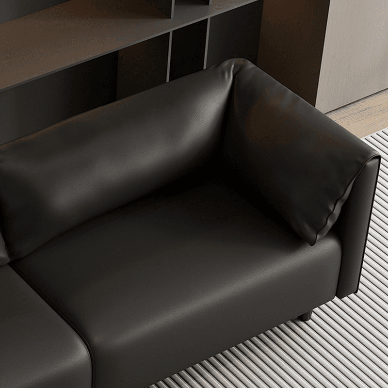 Drawing Room Loveseat with Light Gray/Olive Green/Amber Color Upholstery and Armrest - image 11