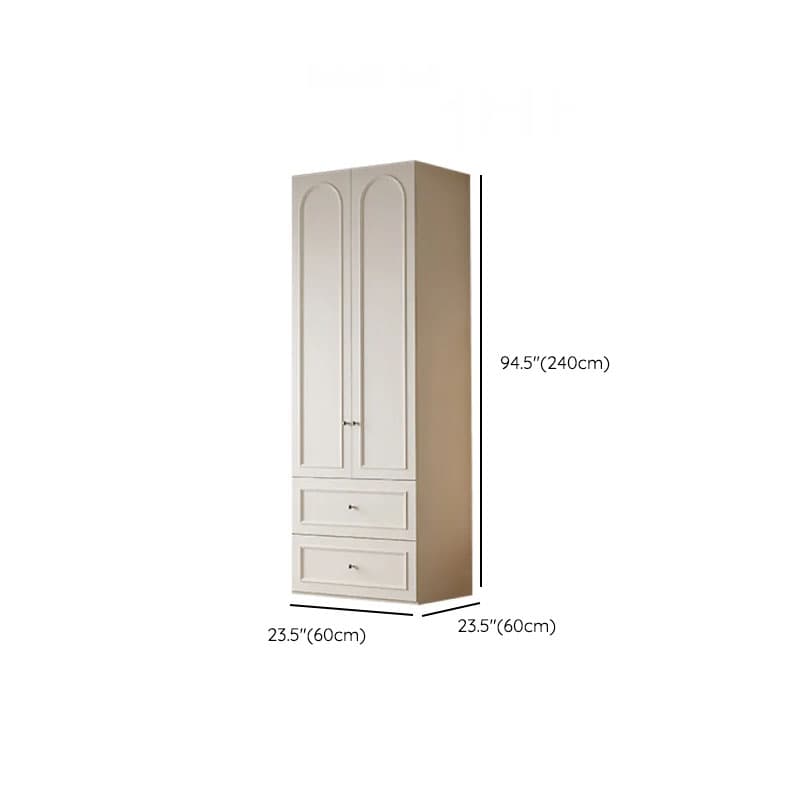 Casual Natural Wood Independent Armoire Cabinet with Soft Close Drawer, Soft Close Door, and Interior Shelves - image 20