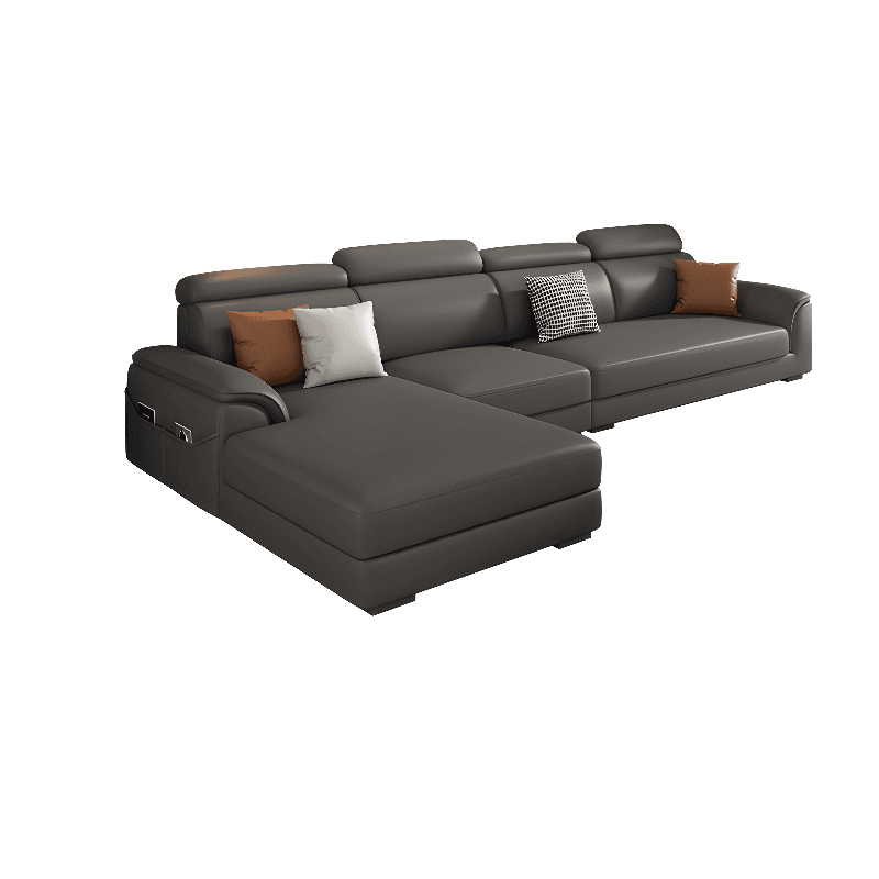 L-Shape/Straight Left/Horizontal Sofa Recliner/Sofa Couch with Pine Wood Frame - image 5