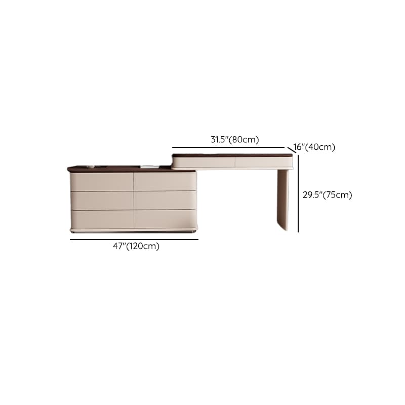 Sleeping Room Scalable Vanity Set/Makeup Vanity with Push-Pull - image 13