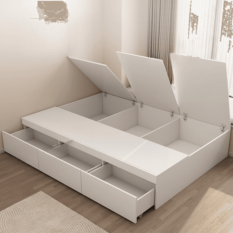 Modern Tatami Bed with 3 Storage Boxes - image 13