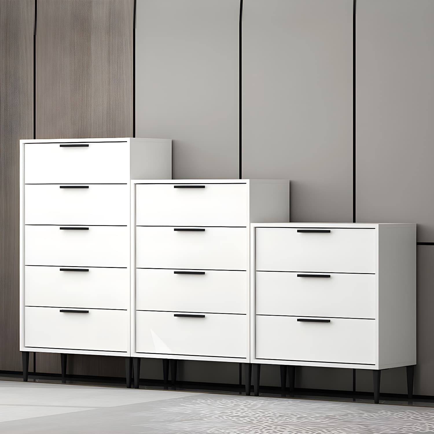 22.83" L x 11.81" W Contemporary Wood Accent Chest with Drawers - image 6