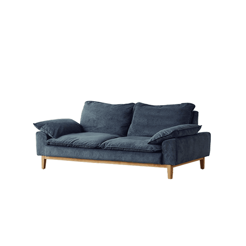Contemporary Seats 2/1 Person Straight/L-Shaped Horizontal Left Sofa Couch /Chaise with Natural Wood Frame - image 9