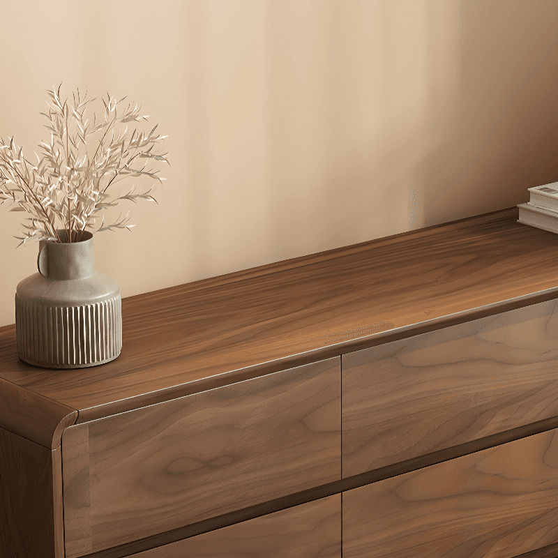 Trendy Sepia Bleached Wood Horizontal/Vertical Console Dresser/Semainier with 9 Drawers/5 Drawers/6 Drawers - image 4