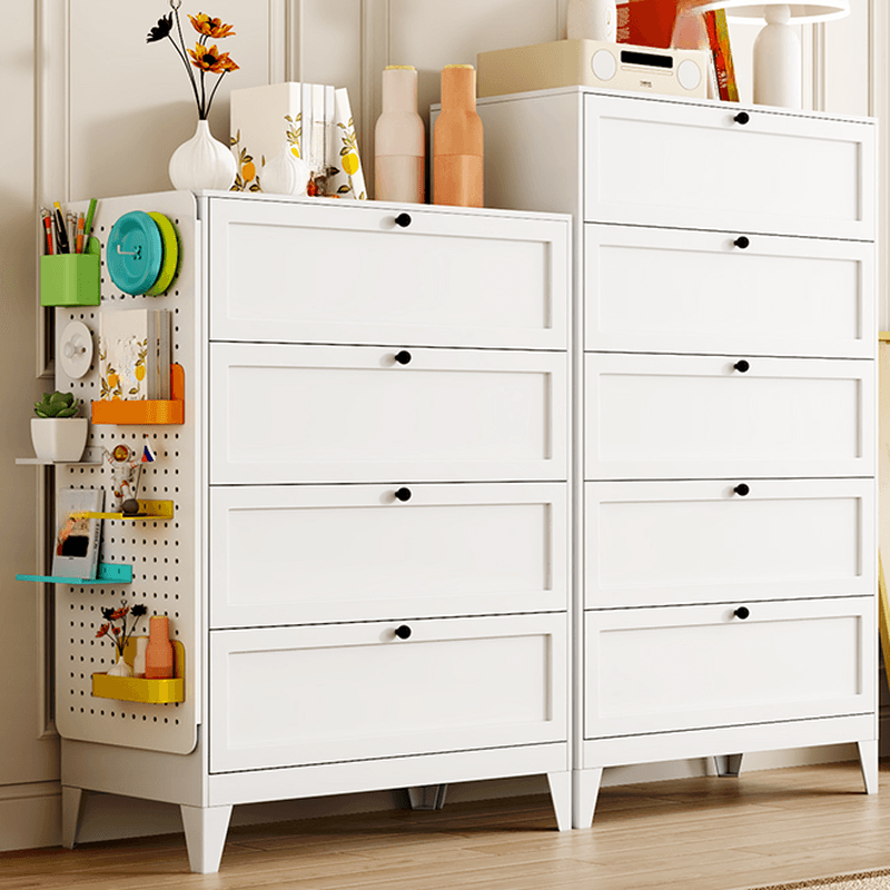 Chalk Casual Alloy Bachelor Chest/Lingerie Chest with 4/5/3 Drawers Vertical/Horizontal
