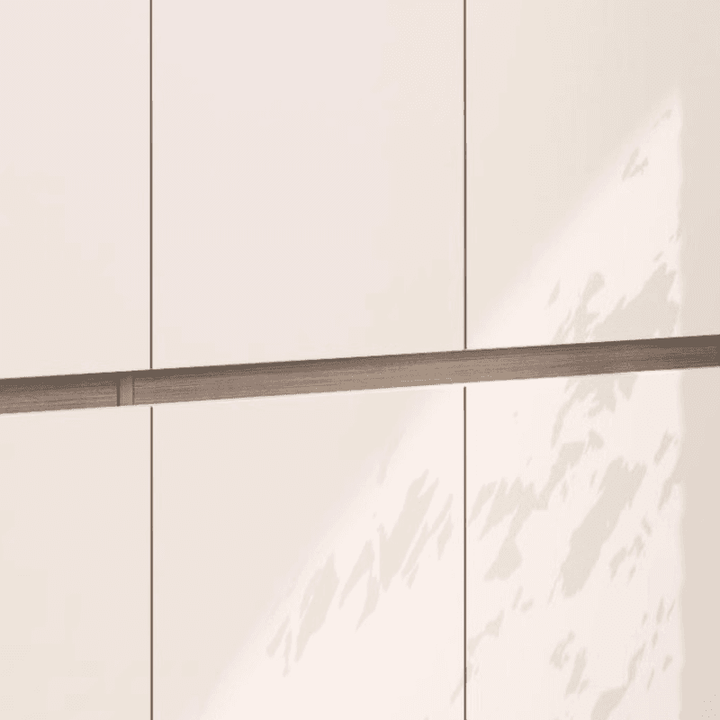 Beige Modish Armoire Cabinet in Manufactured Wood with Soft Close Drawer, Soft Close Door, Interior Shelves, and Clothing Rod - image 5