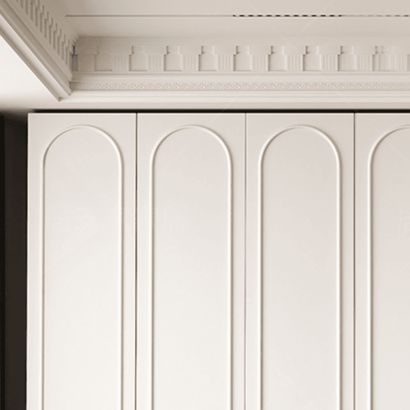 Chalk Casual Wooden Independent Almirah with Soft Close Drawer, Soft Close Door, and Interior Shelves - image 3