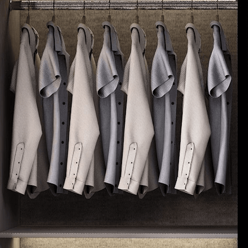 Charcoal Modish Timber Self-supporting Cabinet Armoire with Soft Close Drawer and Door, Hanging Rod - image 7