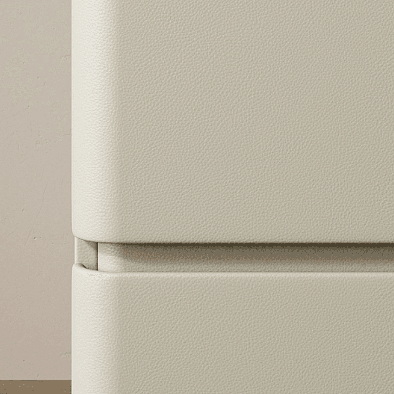 Minimalist 2 Tiers Drawer Storage Bedside Table with Faux Marble Top - image 19