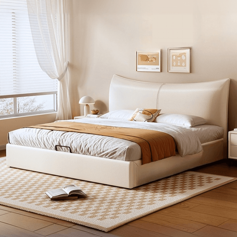 White Casual Pallet Bed Frame