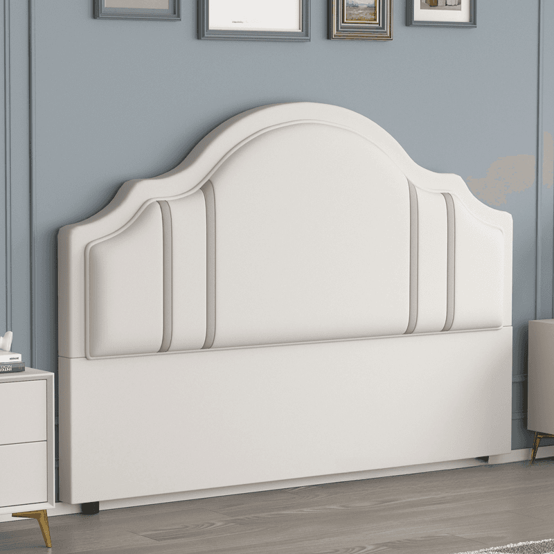 Minimalist Free-standing Standard King(76"W x 80"L)/Queen(60"W x 80"L)/Full(54"W x 75"L) Panel Camelback No Distressing With Legs in Timber - image 5