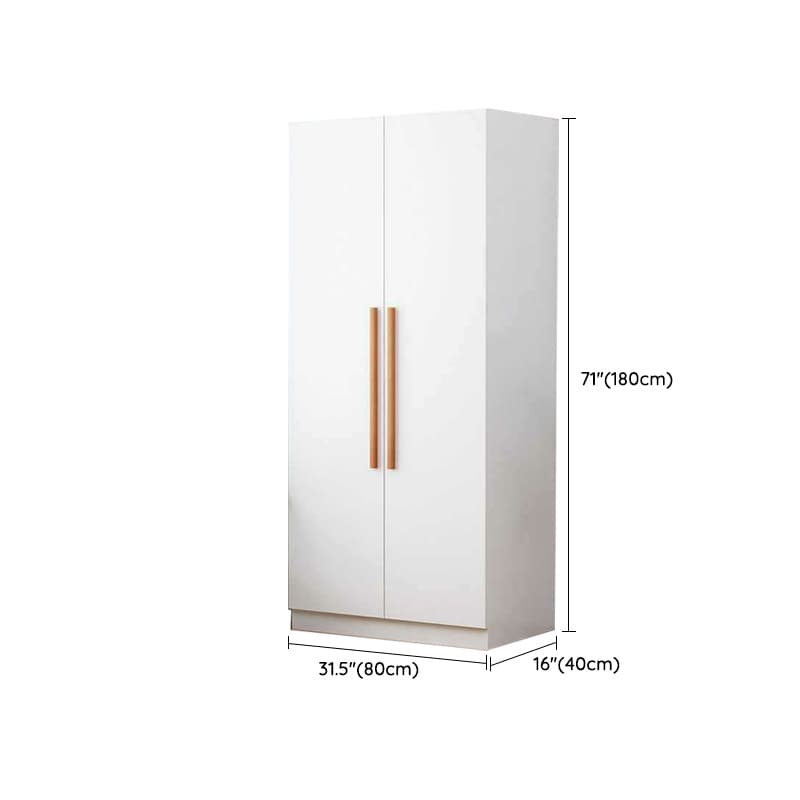 Modern Manufactured Wood Cabinet Armoire with Interior Shelves, Clothing Rod and Soft Close Door - image 11