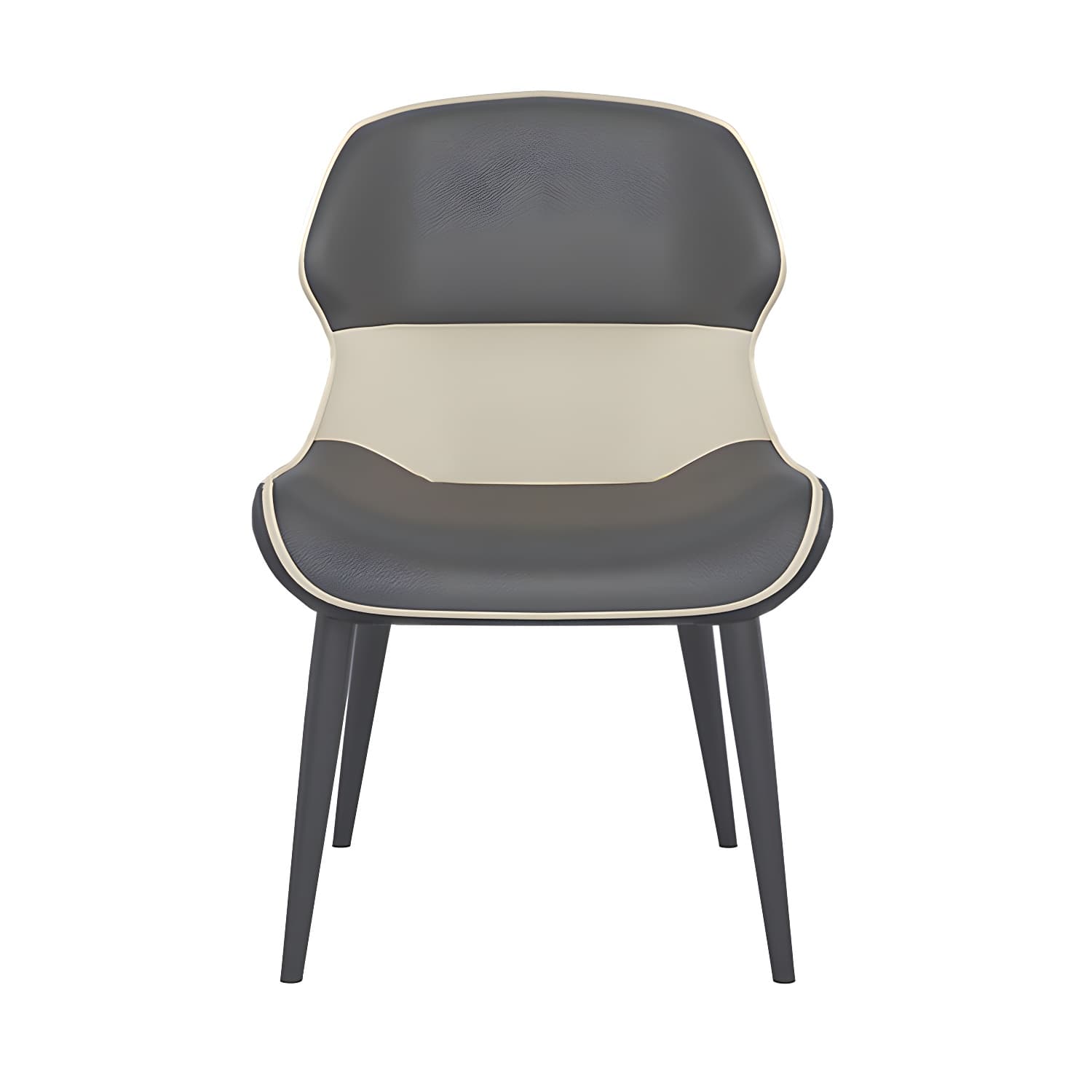Brasserie Contemporary Faux Leather Dining Chair Parsons Chair in Matte Finish - image 23