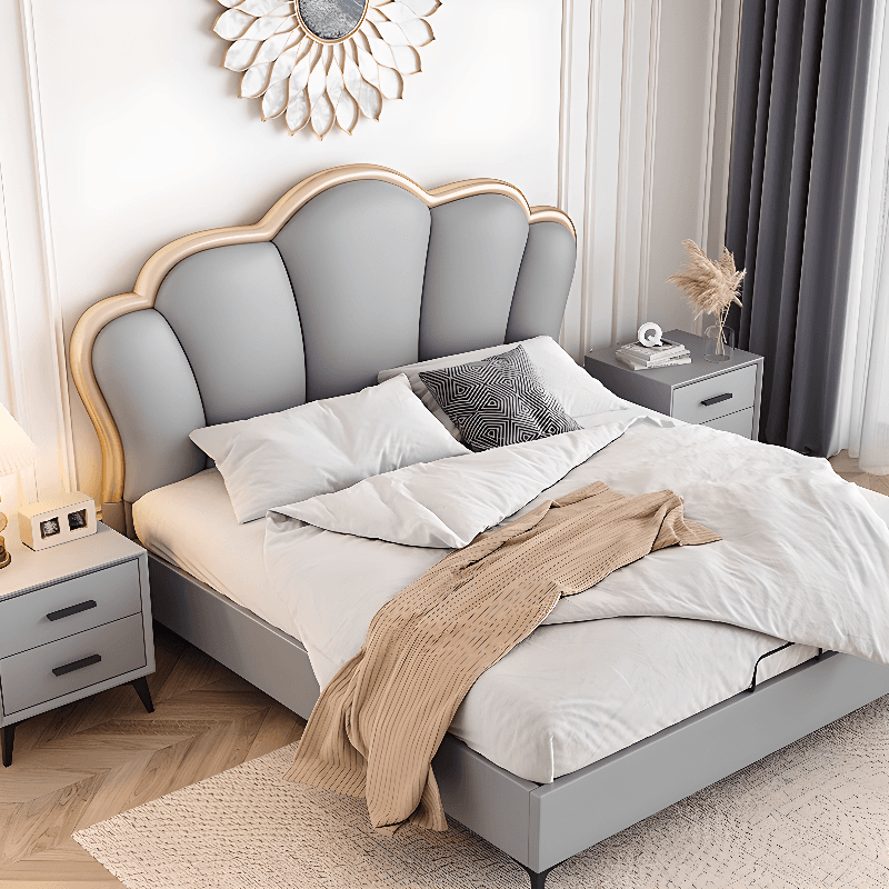 Modish Free-standing Standard Twin XL(38"W x 80"L)/King(76"W x 80"L)/Queen(60"W x 80"L) Panel No Distressing With Legs in Wood and Sponge - image 9