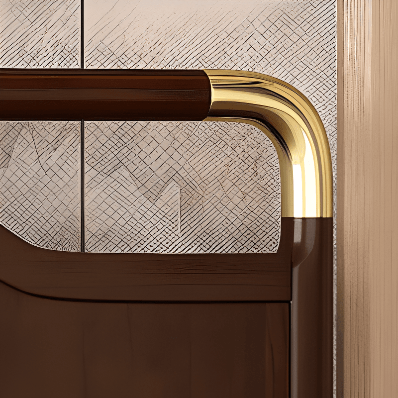 Modish No Distressing Timber Panel Headboard with Rectangle/Stepped Shape for Queen/King/Full Bed, Featuring Sponge Upholstery and Standard Height - image 11