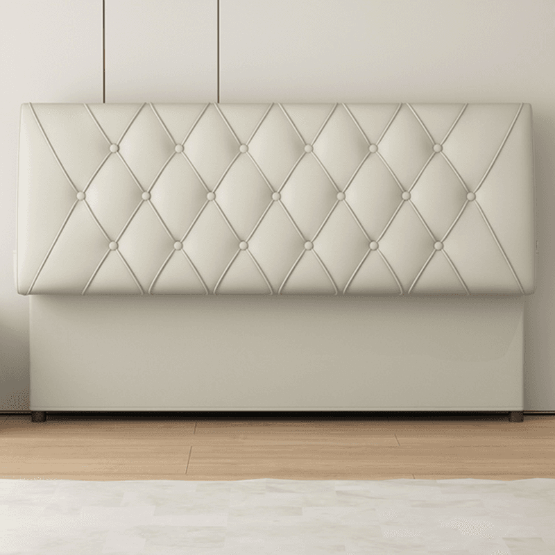 King(76"W x 80"L)/Queen(60"W x 80"L)/Full(54"W x 75"L) Piled Rectangle Panel Headboard With Legs, Sponge Filling, Standard（36-55“） Height and Lumber Frame - image 8