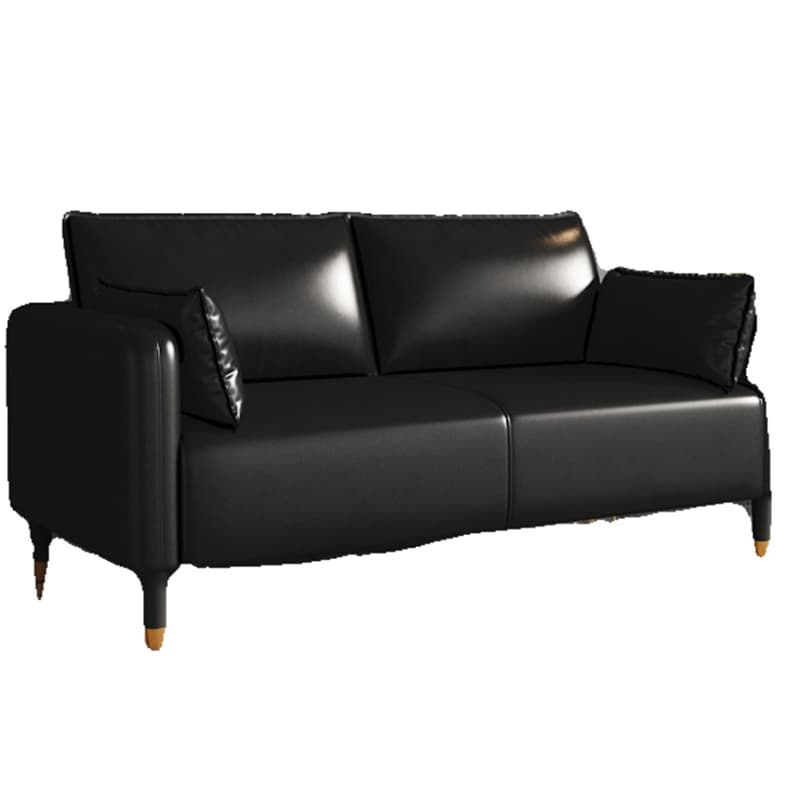 Art Deco Solid Color Water Resistant Loveseat with Wide Pillow Back and Square Arm - image 10
