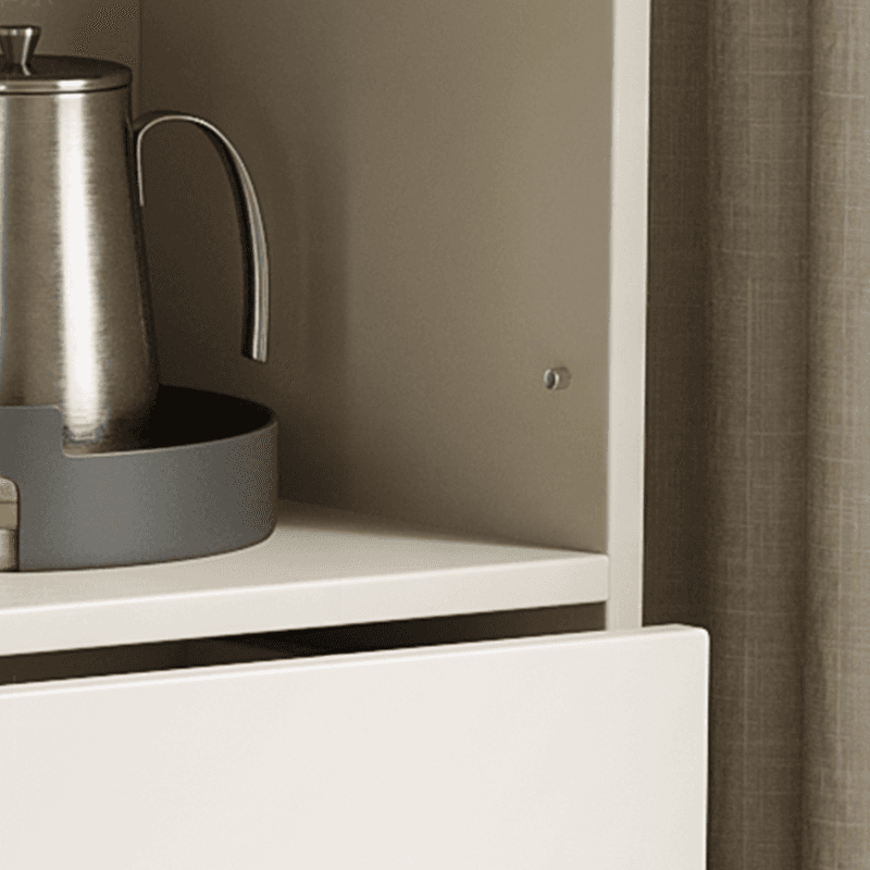 Casual Style Combo Dresser with Shelves for Sleeping Quarters - image 7