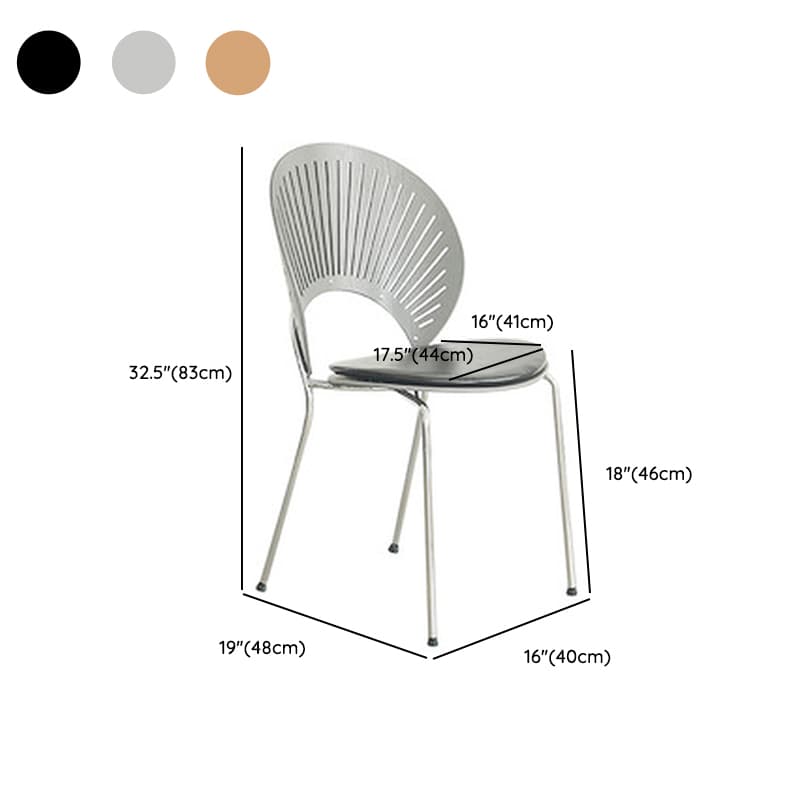 Dining Room Sturdy Side Chair with Outlined Frame and Foot Pads - image 40
