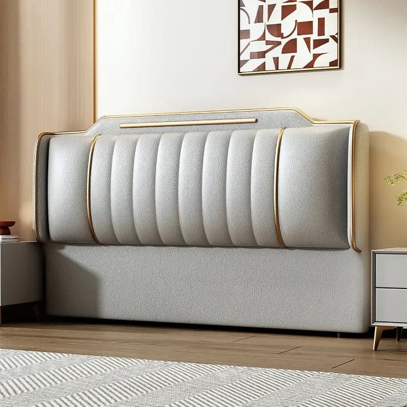 Simplistic Style Panel Headboard in Natural Wood with No Distressing, Rectangular Shape for Queen/Full/Twin XL Bed, Featuring Sponge Upholstery and Standard Height - image 9
